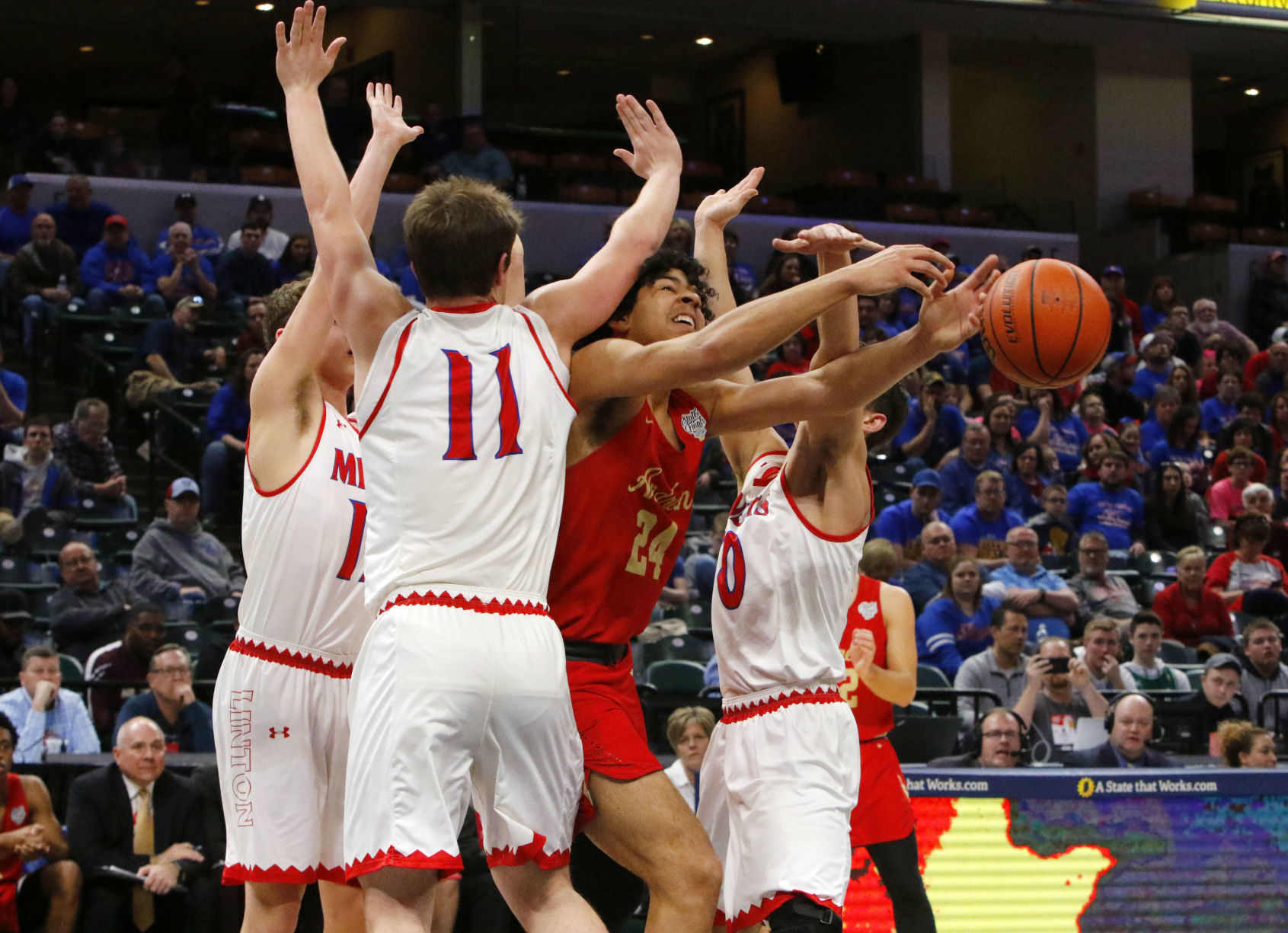 Gallery: Boys basketball Class 2A state final - Andrean vs. Linton-Stockton